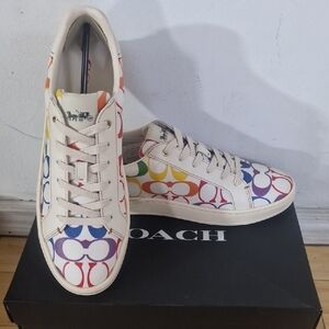 Coach Colorful Logo Sneakers